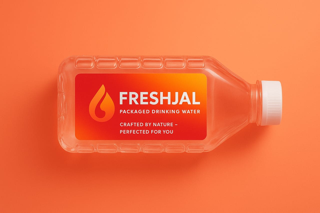 Freshjal Orange Label Water Bottle